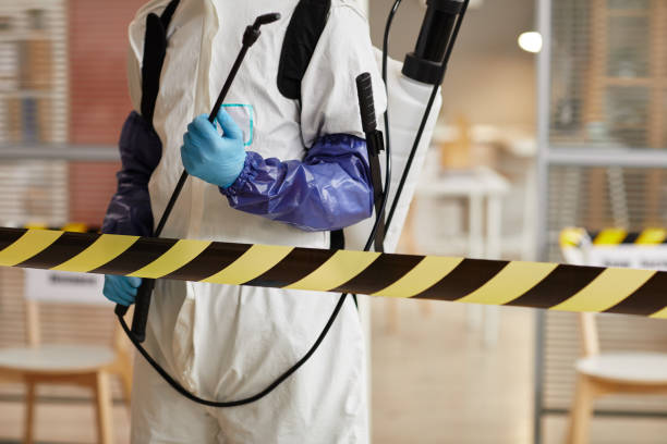 Professional Biohazard technician working in Deerfield, MI